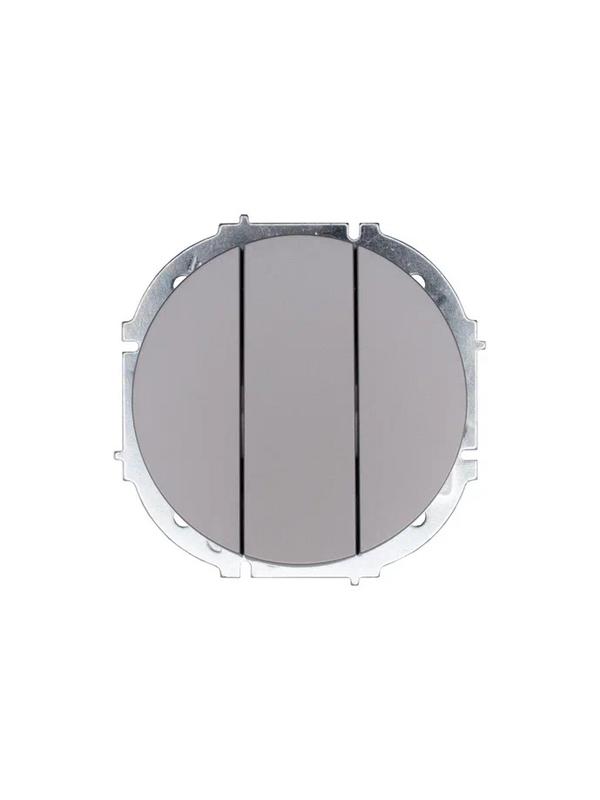 Выключатель 3-кл. СП OSEN механизм сер. матов. LEZARD 743-7488-109