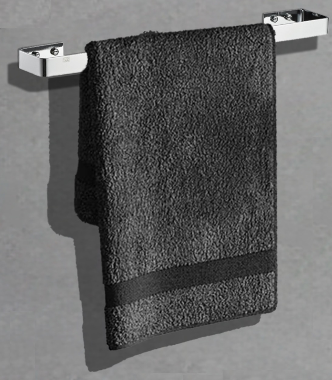 Держатель CR-D01-02 для полотенец из нержавеющей стали BOCH MANN (590х30х75), цвет хром