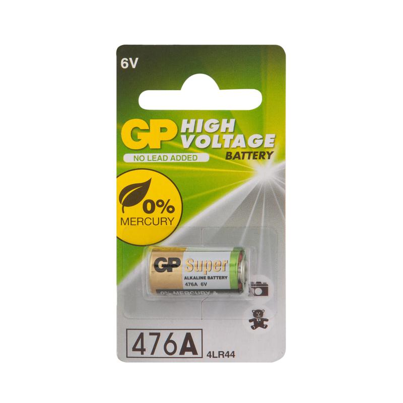 Элемент питания алкалиновый 4LR44/476A/28A/PX28 6В (блист.1шт) GP 3059