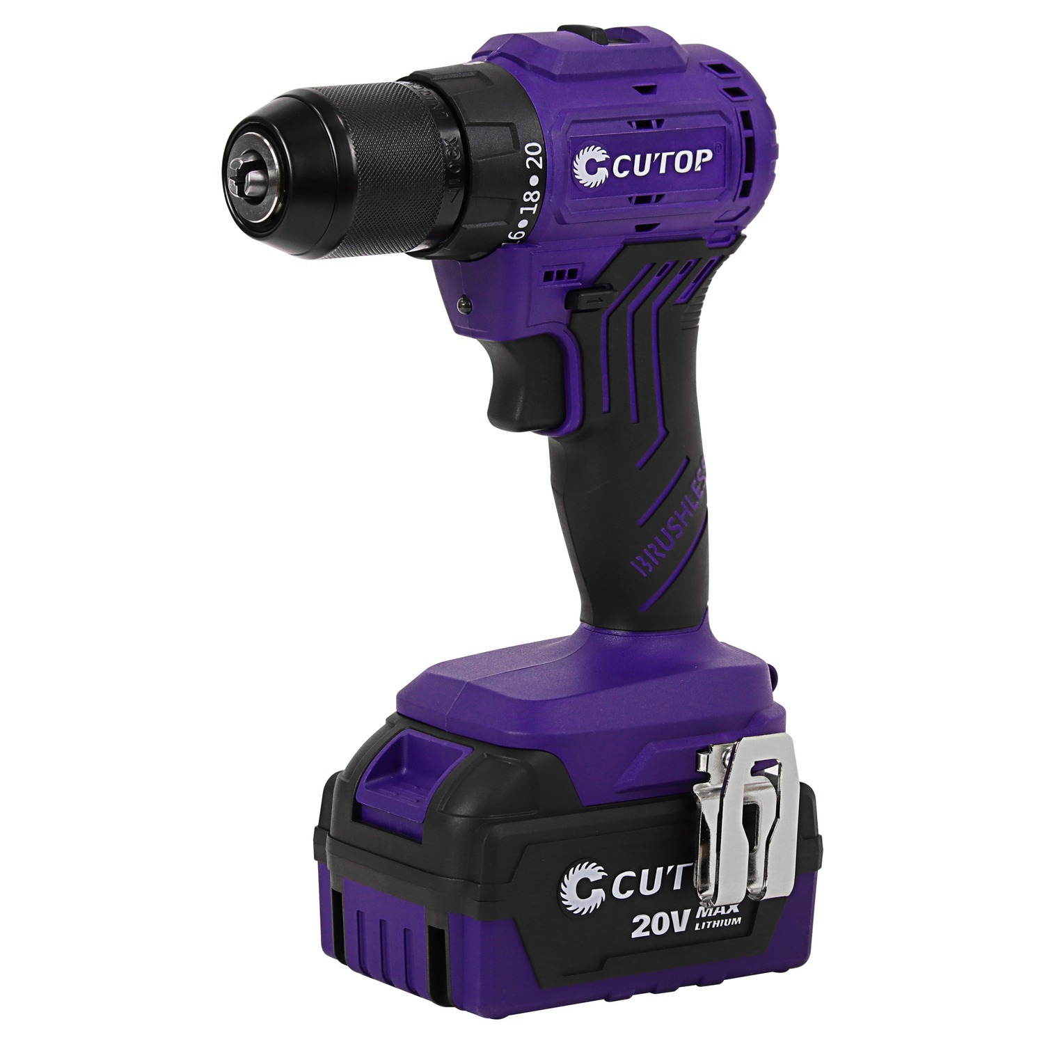 Шуруповерт Cutop E-Profi 20В, 13мм, 2 Батареи, 4ач, З/у (кулер), пл. бокс.