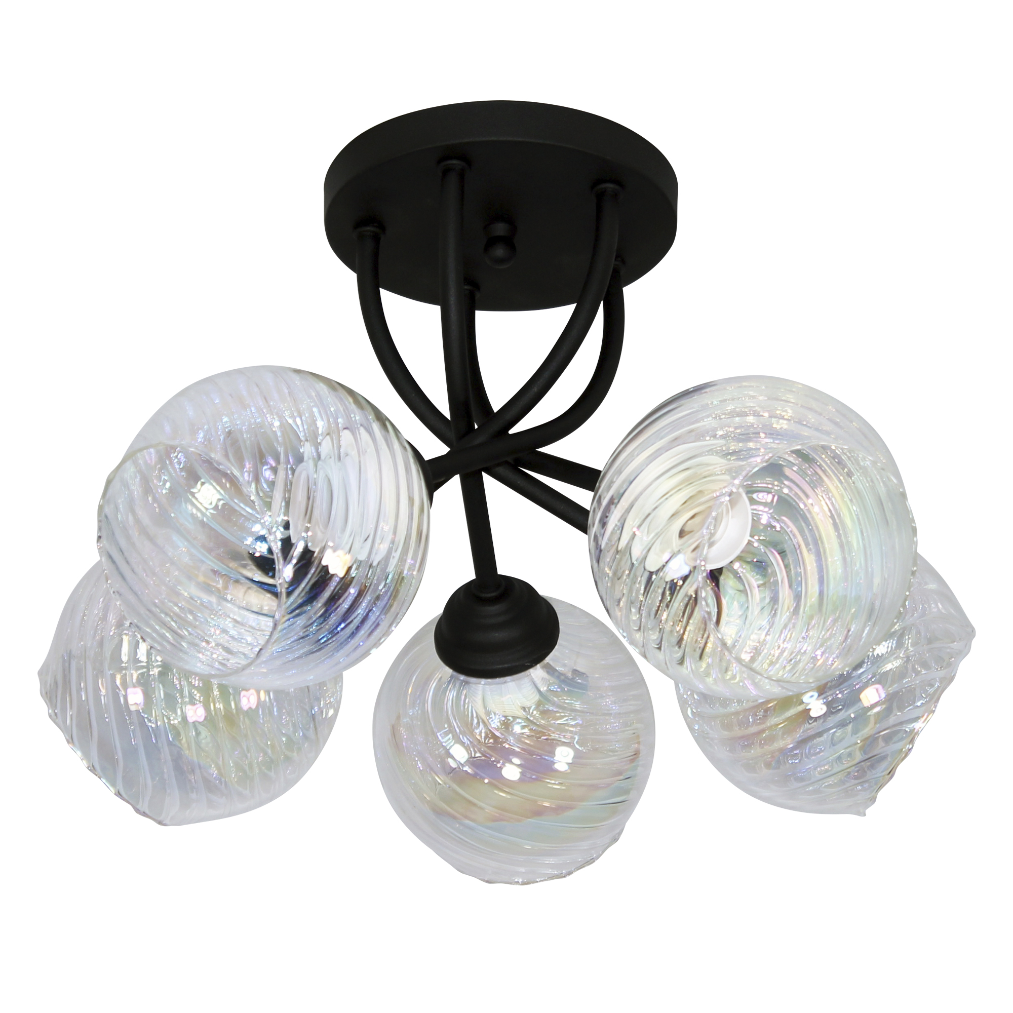 Светильник потолочный Вита 151 черн.муар. НПБ 01-5х60-133 Е27