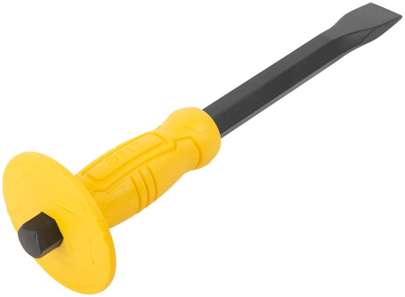 Зубило с пластиковым протектором 300х18х25мм профи FIT 46785