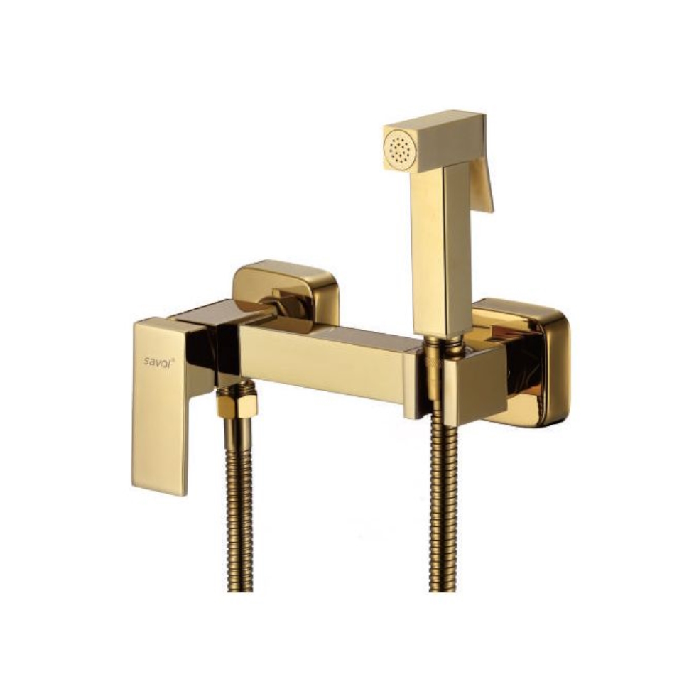 Гигиенический душ со смесителем Savol S-FXQ005B, золото