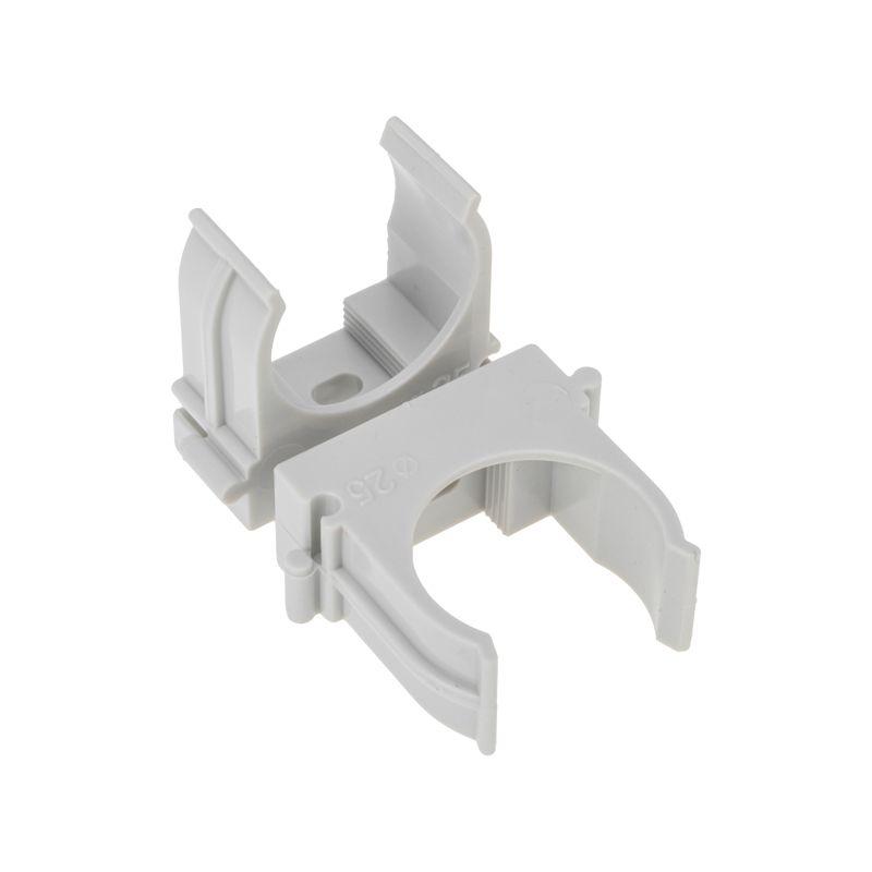 Держатель для труб (клипса) d25мм для монтажного пистолета сер. Rexant 28-0425-1