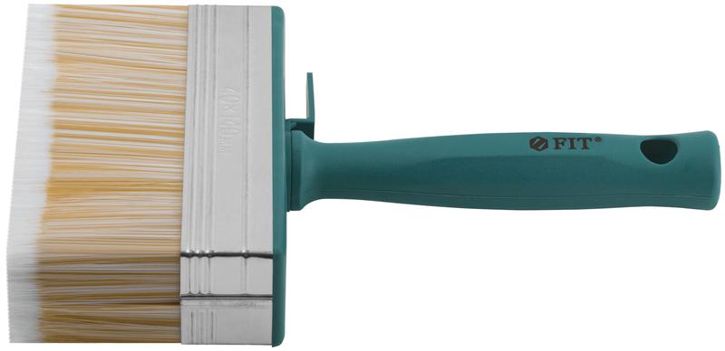 Макловица искусственная светлая щетина пластиковый корпус полая ручка "мини" 40х140мм FIT 01639