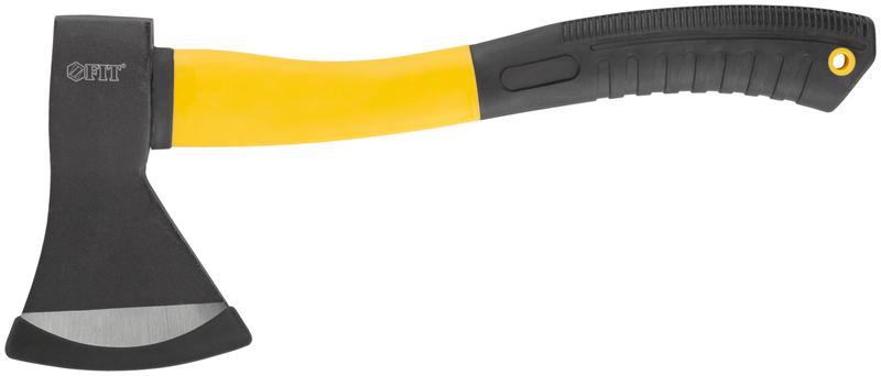 Топор 800г усилен. фибергласовая ручка; кованая усилен. сталь FIT 46208