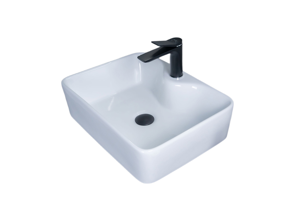 Раковина Gid N9091 51176 накладная белая 48x37x13