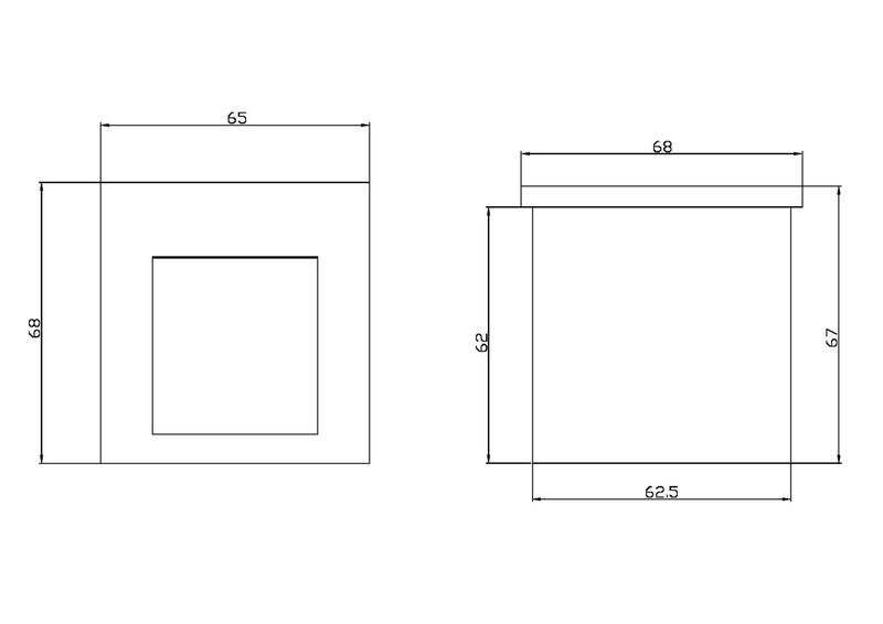 Светильник светодиодный Arca 3Вт 3000К IP65 подсветка для лестниц Maytoni O038-L3W