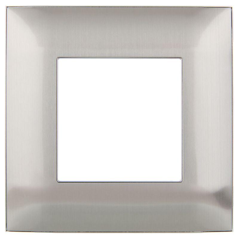 Рамка 1-м SKANDY SK-F31N металл никель IEK SK-M12-M-K50