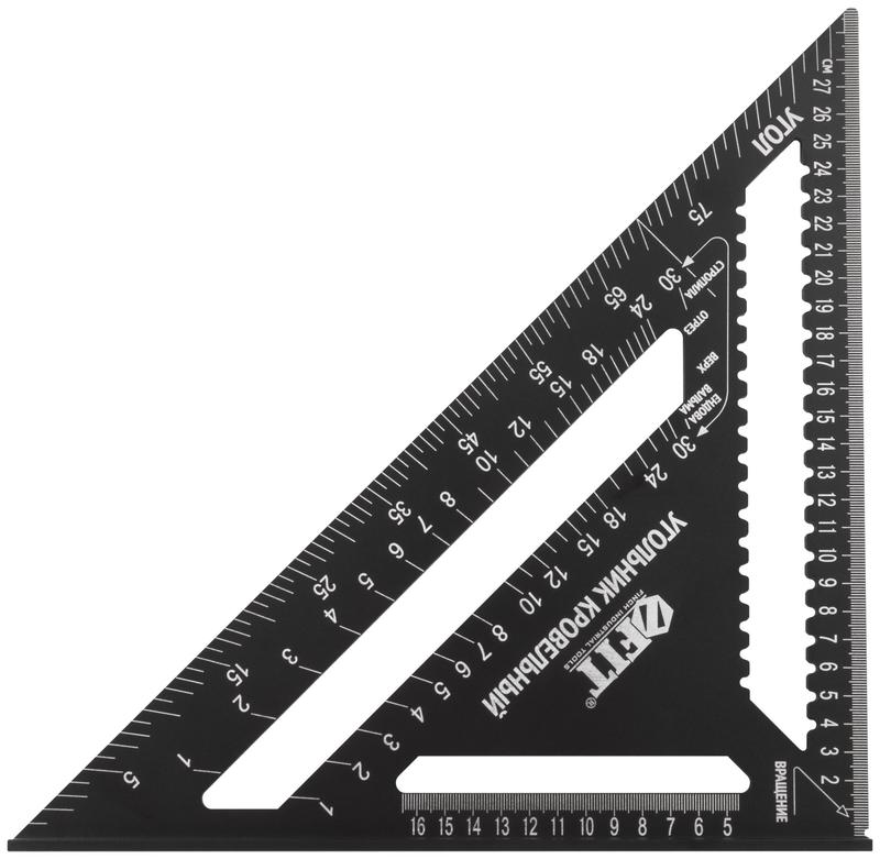 Угольник кровельный цельнометаллический профи 300х300мм FIT 19275