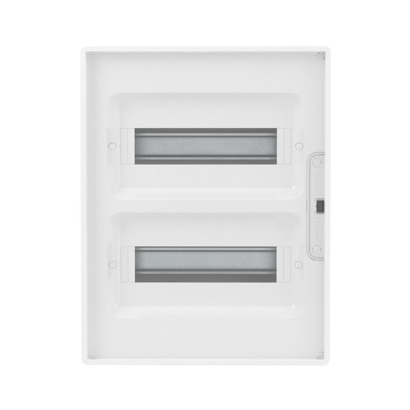 Щиток встраиваемый FRAME 24мод. для полых стен с прозр. дверцей с 4 шинами PEN (2шт на 8 отверст. и 2шт на 6 отверст.) бел. DKC F24B3WT