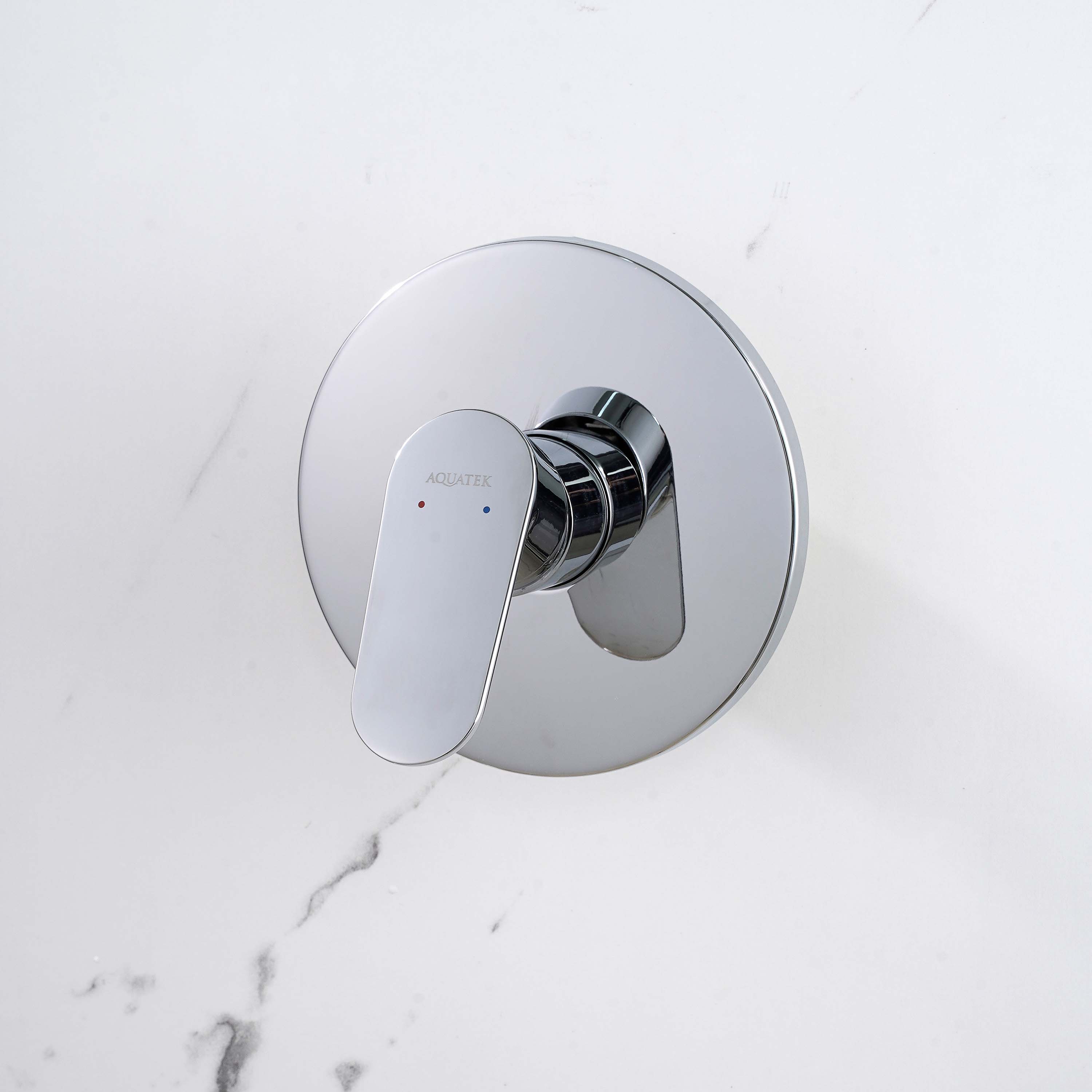 Cмеситель Aquatek НИКА для ванны (внешняя и скрытая часть)   AQ1866CR       хром