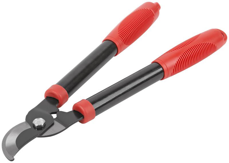 Сучкорез "мини" лезвия 60мм металлические ручки в накладками из ПВХ 390мм КУРС 76292