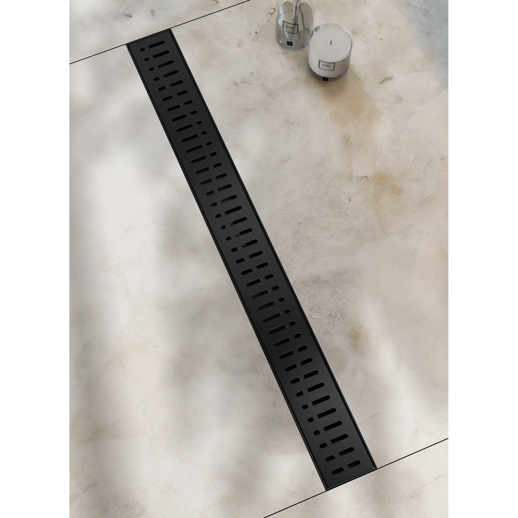 Душевой лоток Raglo R650.80.06, черный