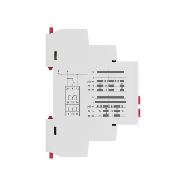 Реле времени RT-2C 2 регулир. порога времени 2 исп. конт. EKF rt-2c