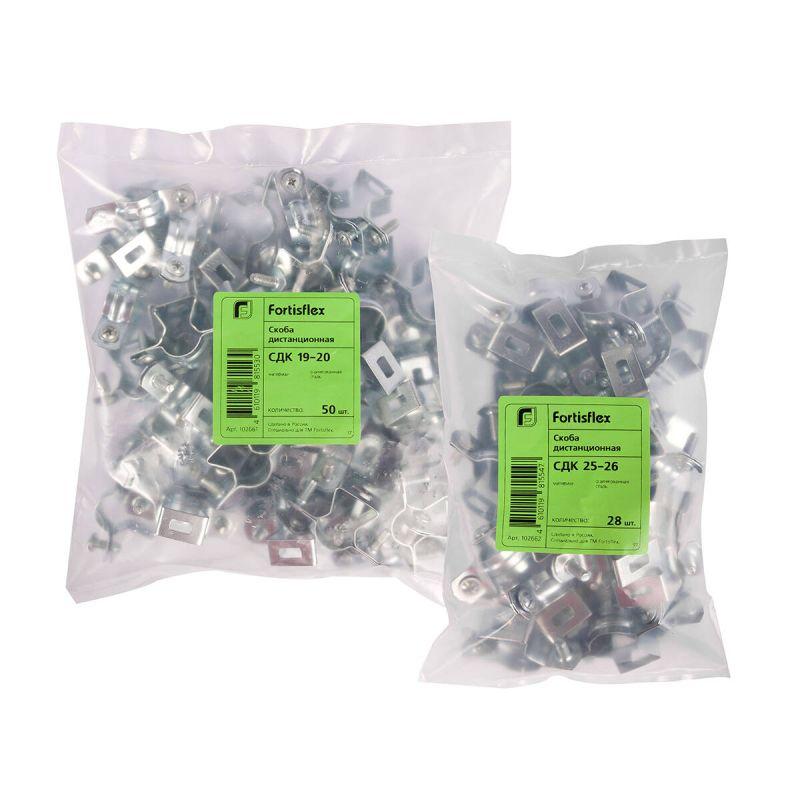 Скоба дистанционная СДК 38-40 (уп.20шт) Fortisflex 102664