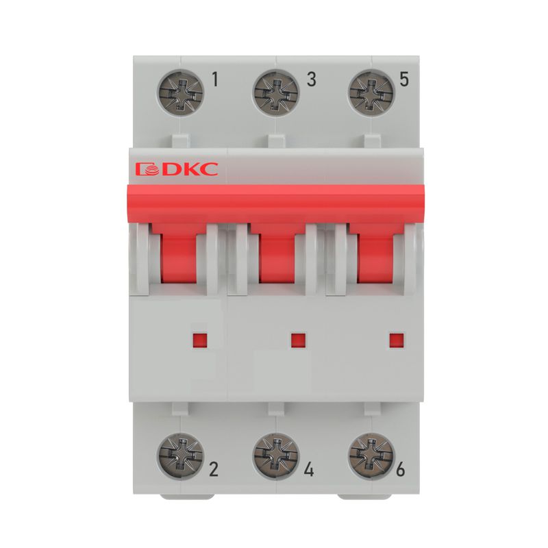 Выключатель автоматический модульный 3п C 16А 10кА MD63 YON MD63-3C16-10