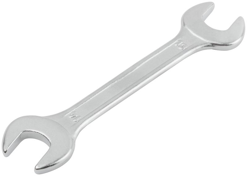 Ключ рожковый "Хард" хромированное покрытие 13х14мм FIT 63482