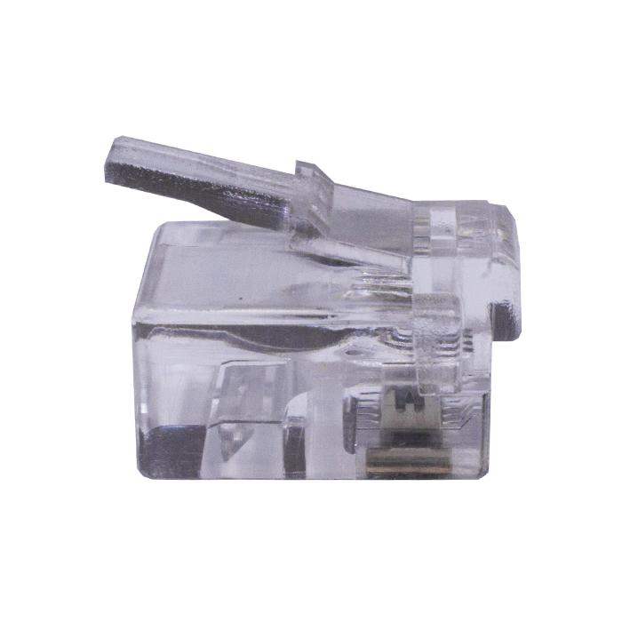 Коннектор 6P4C (RJ-11) (уп.100шт) SUPRLAN 10-0227
