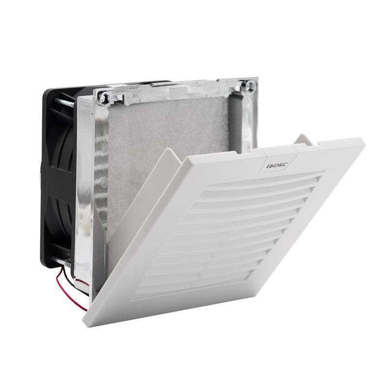 Вентилятор с фильтром ЭМС 120куб.м/ч 48В DC 152х152мм IP54 DKC R5MCV15048