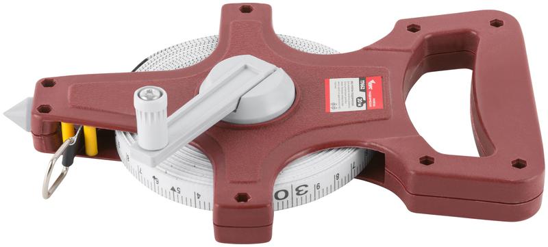 Рулетка землемерная 20м фибергласовая лента открытый корпус красн. КУРС 17662