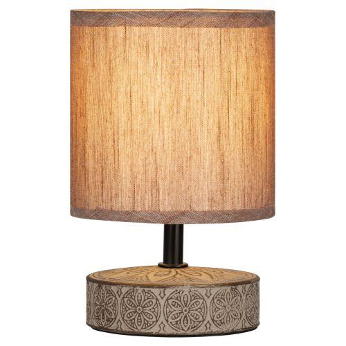 Лампа настольная Eleanor 7070-502 1хE14 40Вт керамика кофейная Rivoli Б0057270