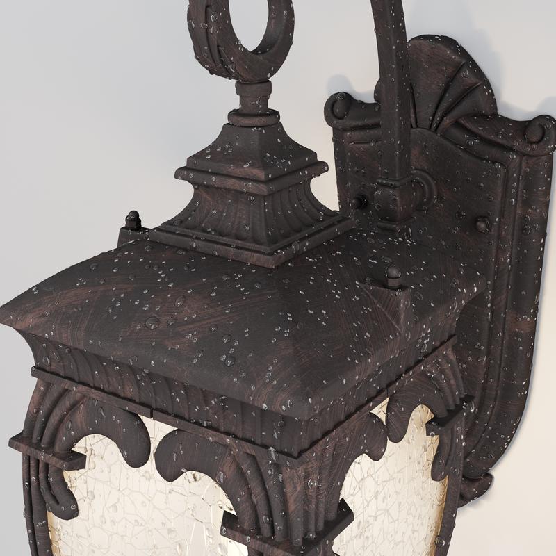 Светильник Fleur 1х60Вт E27 IP44 бра настен. Maytoni O414WL-01BZ