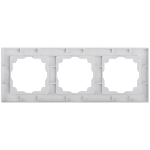 Рамка 3-м СП Accent 6-503-01 бел. Intro Б0063737