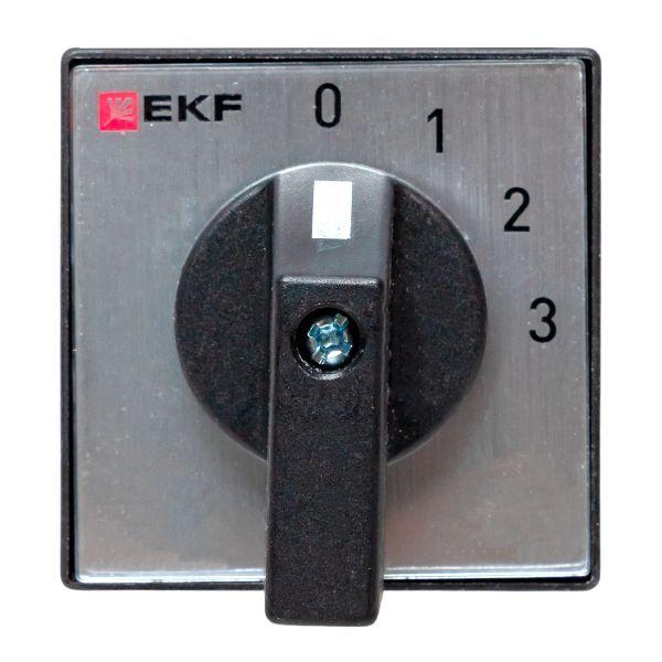 Переключатель кулачковый ПК-1-102 2п 25А "0-1-2-3" IP65 EKF pk-1-102-25-65