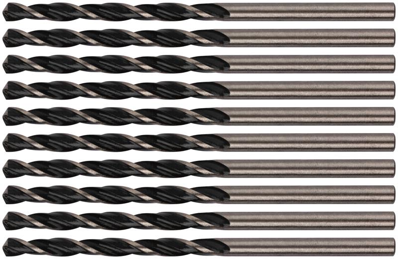 Сверло по металлу HSS черненые 3.0х61мм (уп.10шт) FIT 33530