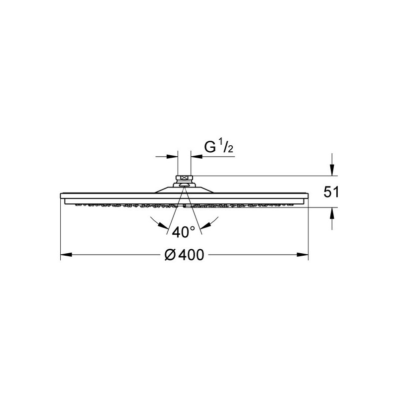 Верхний душ Grohe Rainshower 28778000