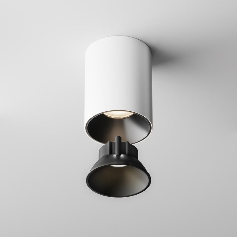 Рамка-отражатель декоративная для светильников Alfa LED черн. Maytoni Ring8-10W-RD-B