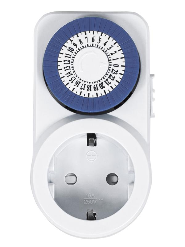 Розетка 16А с таймером 30мин 24ч RUCELF TM-30-24S