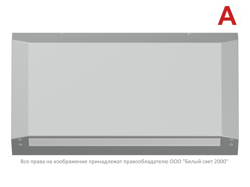 Светильник аварийный BS-CUSTOS-10-L2-LED V01 4000К Gray Белый свет a32408