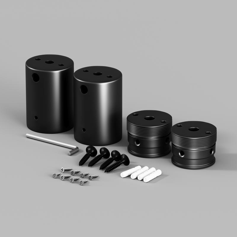 Набор для двухстороннего накладного монтажа LNM-D25-2CS-B Maytoni 20320