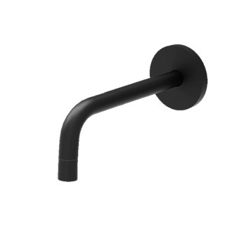 ZBOC141CR Излив из стены d.24 Paffoni LIGHT ZBOC141NO Черный матовый