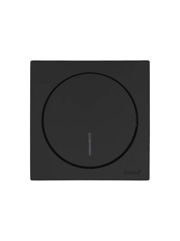 Выключатель 1-кл. СП OSEN 10А IP20 с подсветкой механизм черн. бархат LEZARD 743-4288-111
