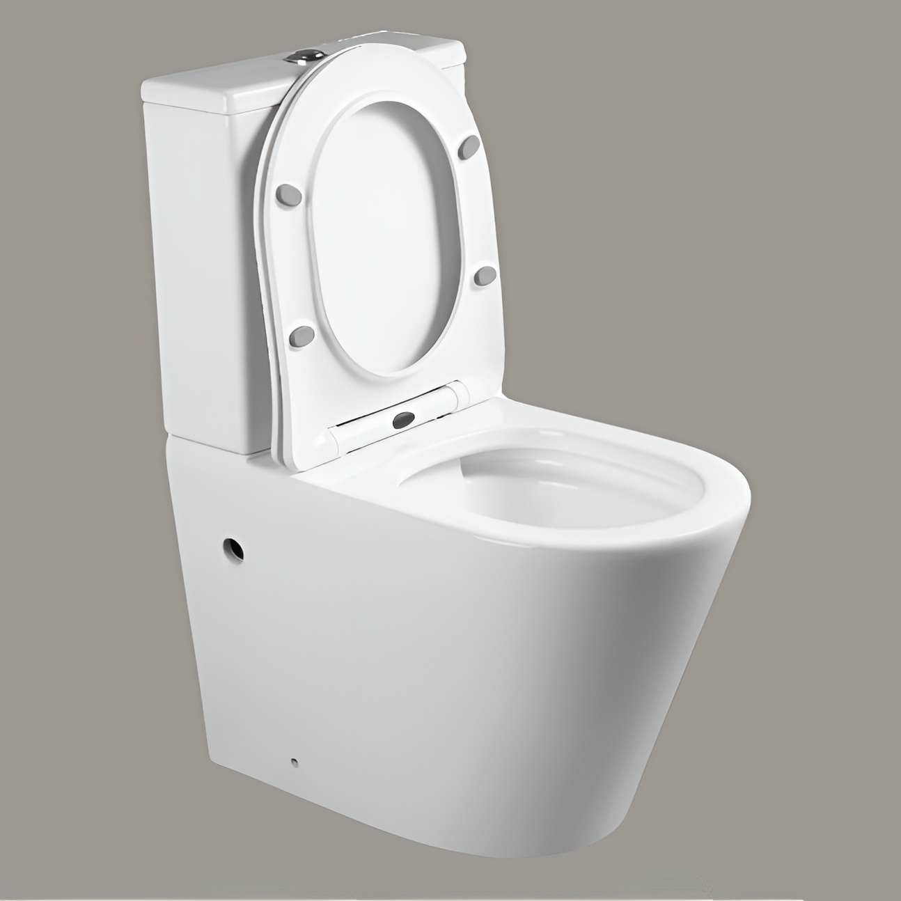 Унитаз SELLA GW напольный безободковый белый Ceruttispa CT9864 (605х370х800)