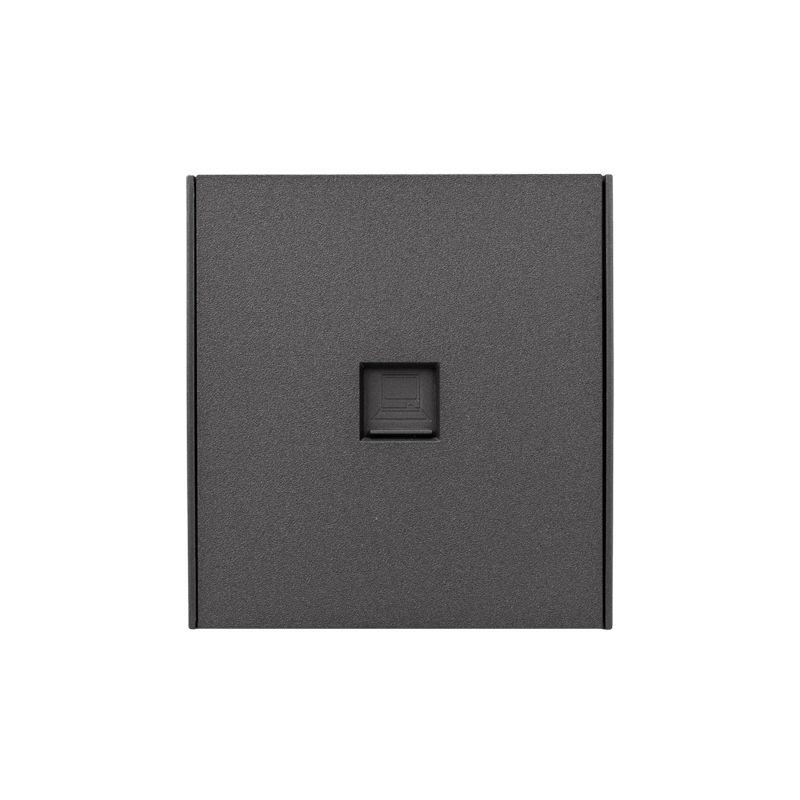 Розетка компьютерная СП STRONG MIELE RJ45 кат.6 графит Kranz KR-78-0724-6