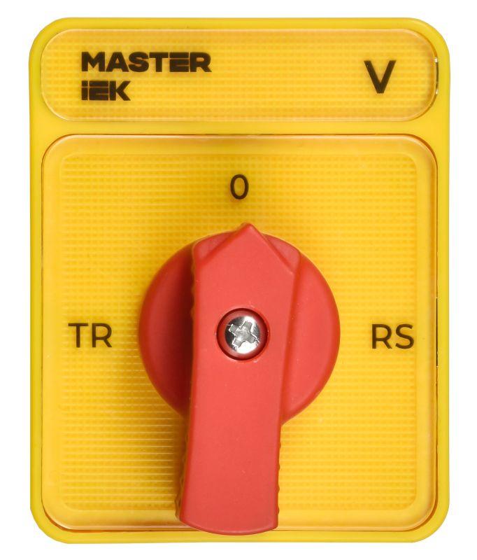 Переключатель кулачковый 10А (сх. 67) стандартная рукоятка IEK MI-CS10-010-067