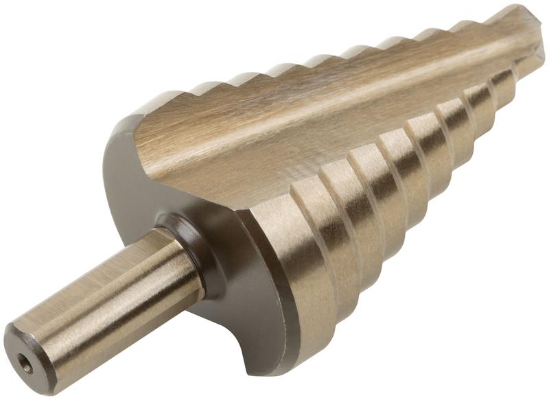 Сверло ступенчатое HSS Co5% (Р6М5К5) пометаллу 10 ступеней 9-36мм FIT 36393