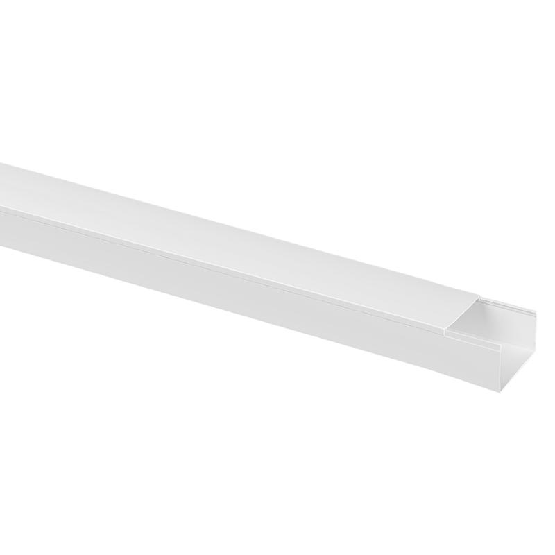 Кабель-канал 80х60 L2000 пластик бел. TOKOV ELECTRIC TKE-KK-80-60-2000-WH