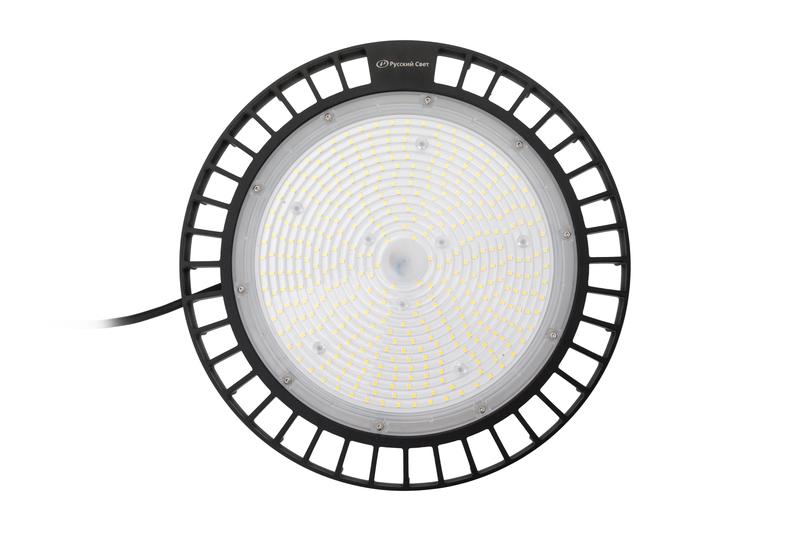 Светильник светодиодный ДСП IB 11 S 200W W 850 BK 353х353х161мм 200Вт 5000К IP65 High Bay подвесной черн. Русский Свет 16091124350