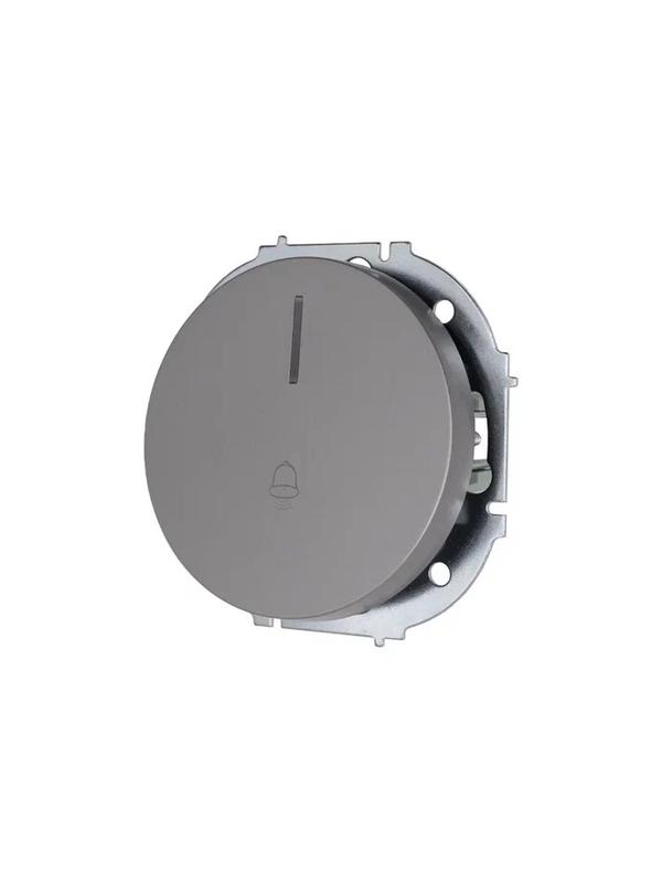 Кнопка звонка СП OSEN с подсветкой механизм сер. матов. LEZARD 743-7488-108