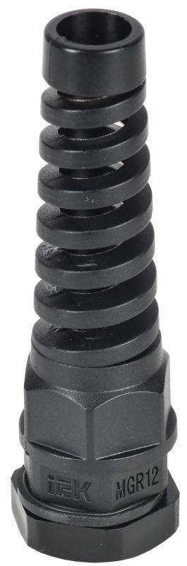 Сальник MGR12 d3-6.5мм IP68 с гибким отводом черн. IEK YSA23-05-12-68-K02