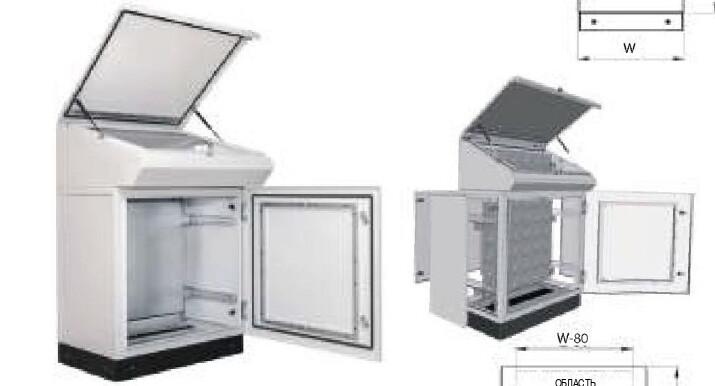 Корпус пульта управления системы для ПК 800х1075х400мм IP40 напольн. метал. сер. Cetinkaya Pano KMMD0804