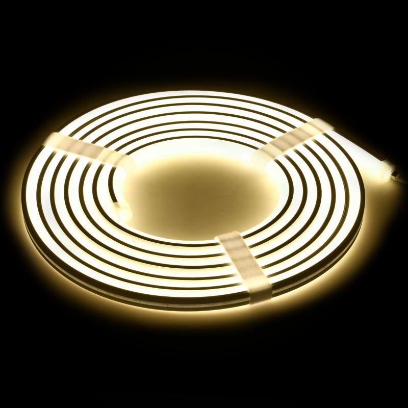 Лента светодиодная "неон" 2835-120LED 8Вт/м IP67 13мм 24В 3000K термостойкая (уп.5м) IEK LSR6-1-120-67-2-05