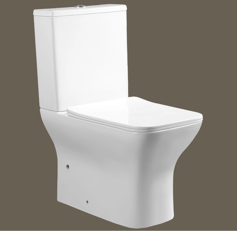 Унитаз ELLEROS напольный безободковый Ceruttispa CT10093 (620х360х800)