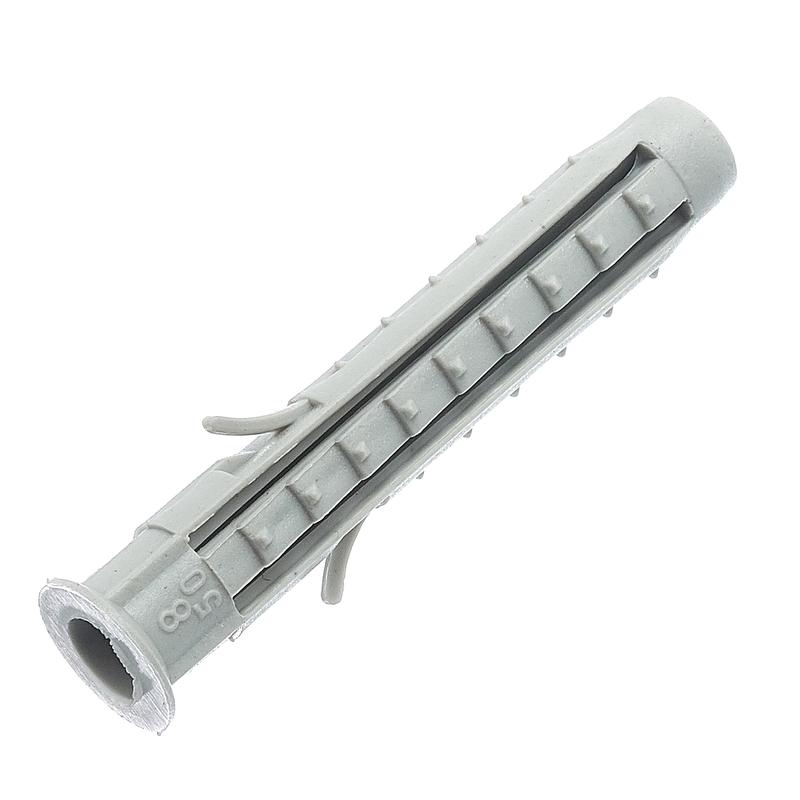 Дюбель 6х60 распорный с манжетом шипами и усами европодвес (уп.14шт) СТРОЙМЕТИЗ UTORM2330081