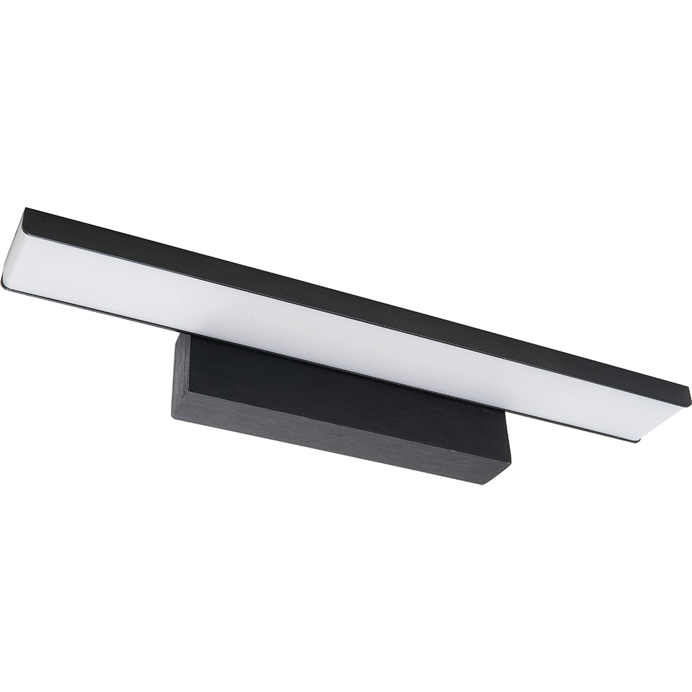 Светильник светодиодный ДБО-8w 4000К 420Лм черный подсветка для зеркал